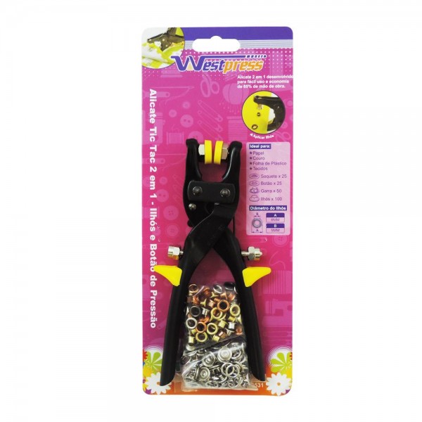 Alicate de Ilhós e Botão