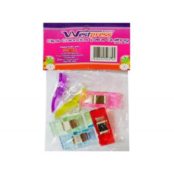 Clips Colorido Pequeno 