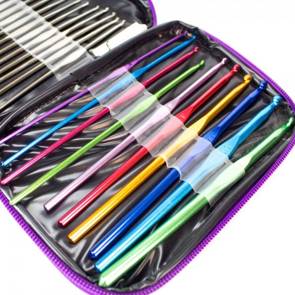 Estojo Agulhas de  Crochê 