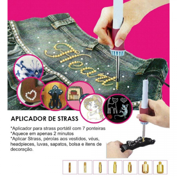Aplicador de Strass Portátil 