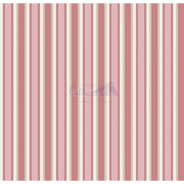 Tecido Estampado Listrado Toscana (Salmão)